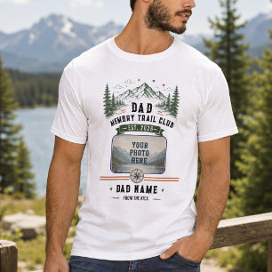 Dad Memory Trail Club Father’s Day Photo T-Shirt
