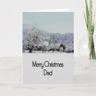 Dad  Merry Christmas card