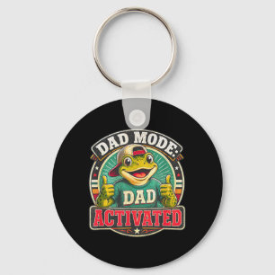 Dad Mode Activated Frog Daddy Funny New Father Key Ring