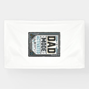 Dad Mode Activated Vintage Engraving Shirt Design_ Banner