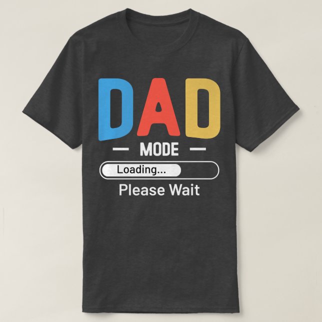 Dad Mode  Fathers Day Premium  T-Shirt (Design Front)