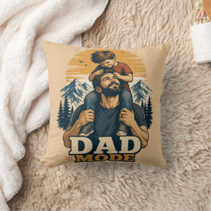 Dad Mode Father's Day Shirt Cushion