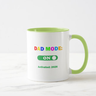 Dad Mode ON Activated 2026  Pregnancy Announcement Mug