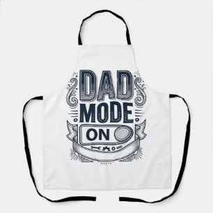 Dad Mode On Vintage Engraving Shirt Design_1 Apron