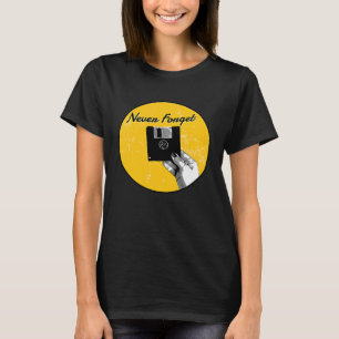 Dad Mom 90s nerd never forget floppy disk T-Shirt