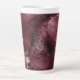 Dad Moody Music Aubergine Fedora Ceramic Latte Mug