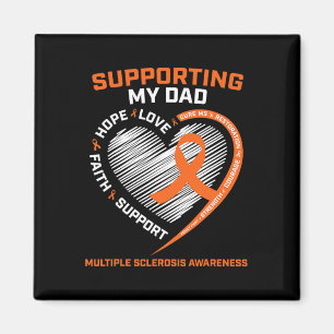 Dad Ms Dad Multiple Sclerosis Dad Ms Awareness Magnet