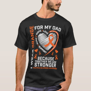 Dad MS  Kids Multiple Sclerosis  Dad MS Awareness T-Shirt
