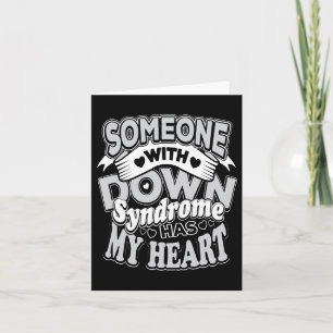 Dad Mum World Down Syndrome Day Women Kids  Card