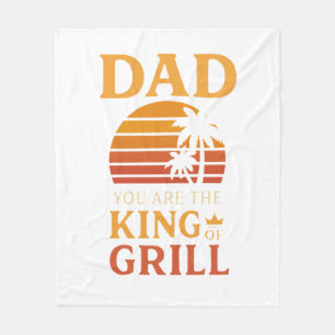 Dad, My Forever Hero – Father’s Day Tribute Fleece Blanket