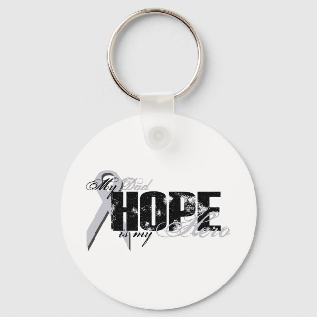 Dad My Hero - Lung Hope Key Ring (Front)
