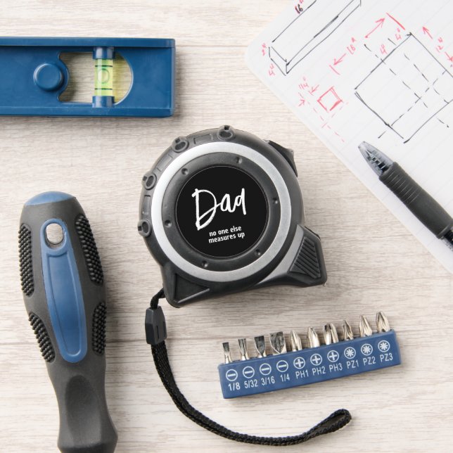 Dad No One Else Measures Up Black 1 (Workshop)