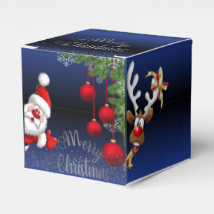 Dad Noel's degraded Royal Blue Gift Box