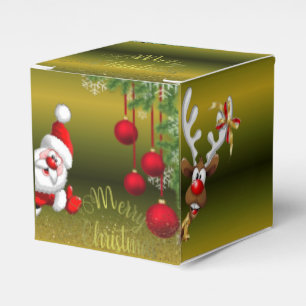 Dad Noel's Gradient Green Gift Box