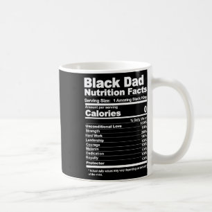 Dad Nutrition Facts Coffee Mug