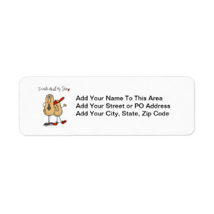Dad - Nuts About My Son T-shirts and GiftsD Return Address Label