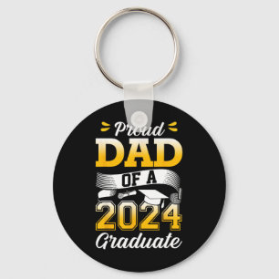 Dad Of A Cl Of 2024 Graduate Graduation Senior 202 Key Ring