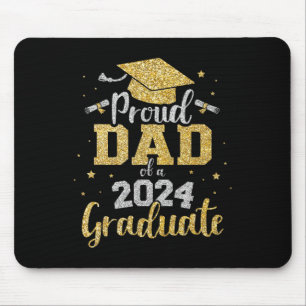 Dad Of A Cl Of 2024 Graduate Senior Graduation Mouse Pad