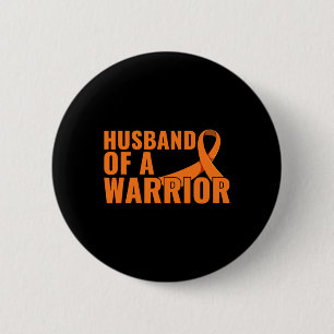 Dad Of A Warrior Multiple Sclerosis Awareness Ms W 6 Cm Round Badge