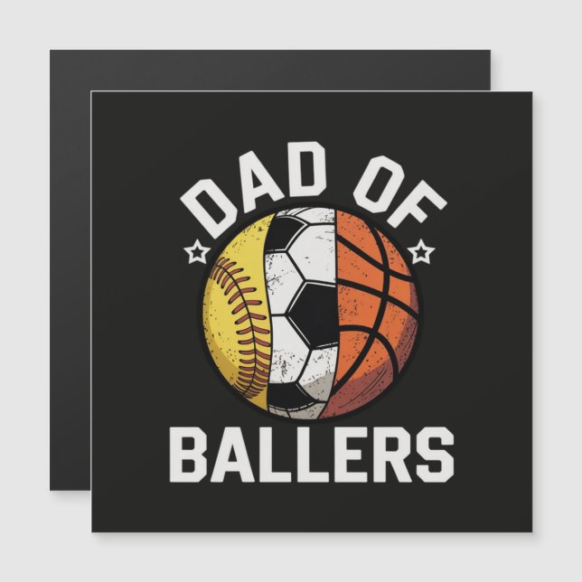 Dad Of Ballers (Front/Back)
