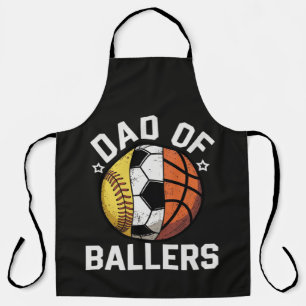 Dad Of Ballers Apron