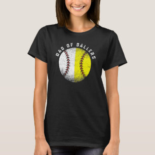 Dad Of Ballers Baseball Softball Father s Day T-Shirt