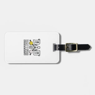 Dad Of Ballers Vintage Baseball Softball Shirt Des Luggage Tag