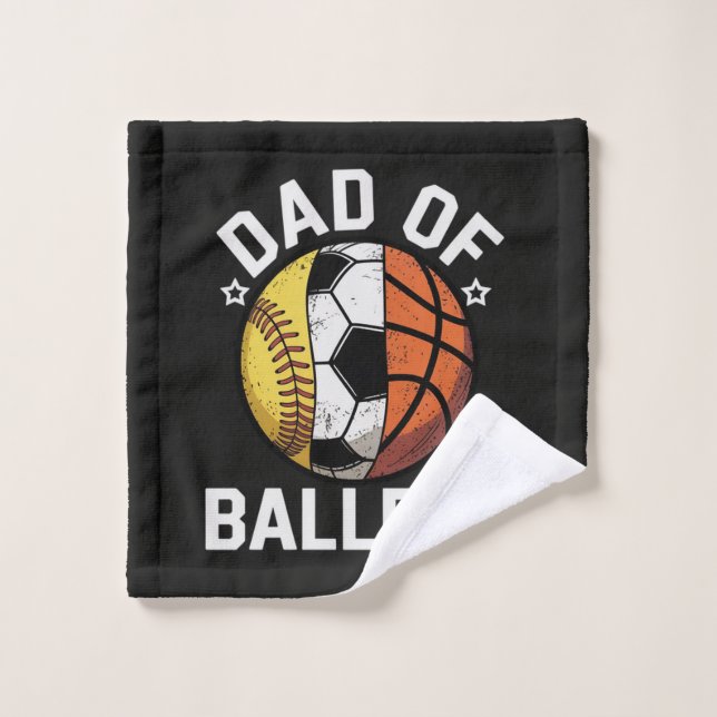 Dad Of Ballers Wash Cloth (Wash Cloth)