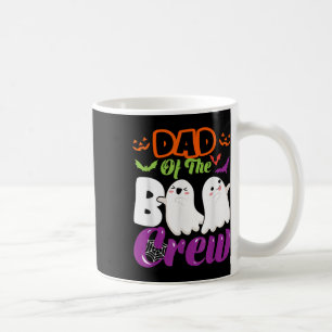 Dad Of Boo Halloween Crew Costume Boo Ghost Lover Coffee Mug