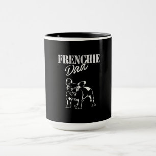 dad of cute frenchie   funny french bulldog gift mug