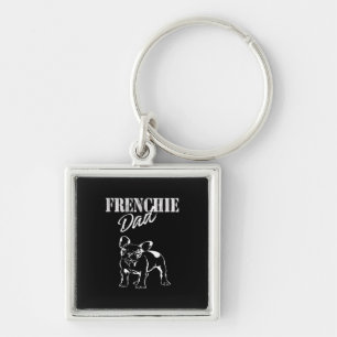 Dad Of Cute Frenchie Funny French Bulldog Lovers Key Ring