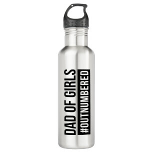 Dad of Girls #Outnumbered 710 Ml Water Bottle