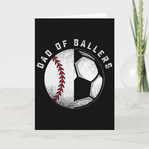 Dad Of Llers Father Son Soccer Sell Player Coach G Card