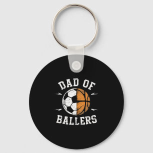 Dad Of Llers Sketll Soccer Ll Fathers Day Coach Key Ring