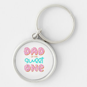 Dad of Sweet One First Birthday Matching Family Do Key Ring