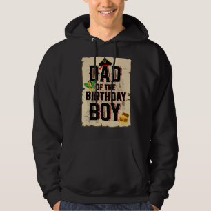 Dad Of The Birthday Boy Father Pirate Theme 5th B Hoodie