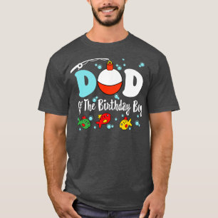DAD Of The Birthday Boy Fishing Squad, Fishing Bir T-Shirt
