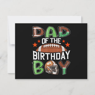 Dad of The Birthday Boy Game Day Football