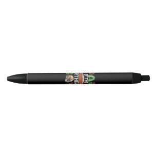 Dad of The Birthday Boy Game Day Football Black Ink Pen