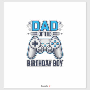 Dad of the Birthday Boy Gamer Shirt Design_1