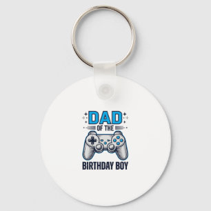 Dad of the Birthday Boy Gamer Shirt Design_1 Key Ring