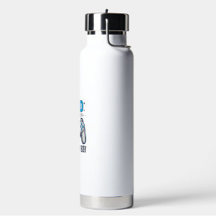 Dad of the Birthday Boy Gamer Shirt Design_1 Water Bottle