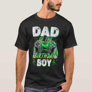 Dad of the Birthday Boy Gaming Party Family Matchi T-Shirt