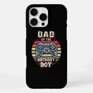 Dad of the Birthday Boy Matching Video Gamer Birth iPhone 16 Pro Max Case