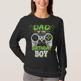 Dad Of The Birthday Boy Matching Video Gamer Birth T-Shirt