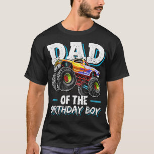 Dad Of The Birthday Boy Monster Truck Birthday Nov T-Shirt