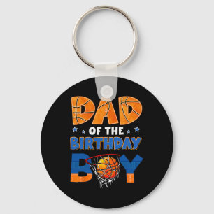 Dad Of The Birthday Boy Sketll Ller Bday Family Pa Key Ring