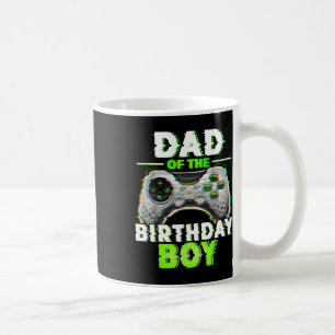 Dad Of The Birthday Boy Video Gamer Matching Famil Coffee Mug