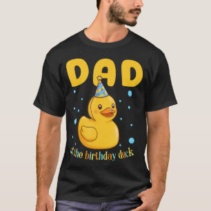 Dad Of The Birthday Duck Rubber Duck Family T-Shirt