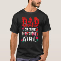 Dad Of The Birthday Girl Cute Ladybug Birthday Fam